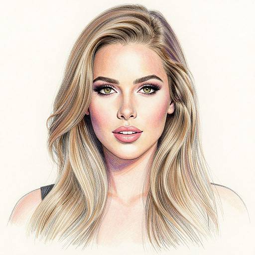 Detailed Portrait Pencil Sketch