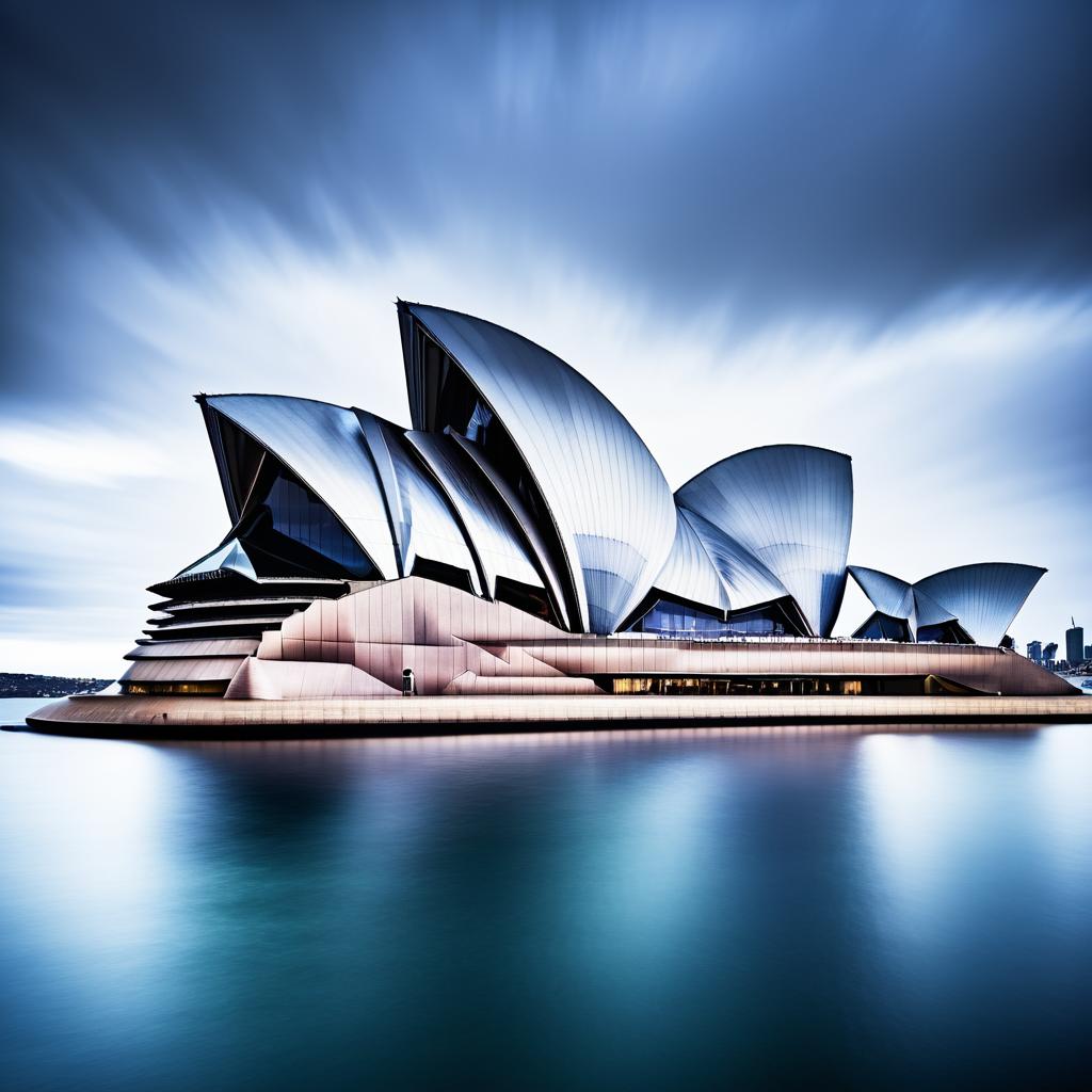 Hyperrealistic Sydney Opera House Design