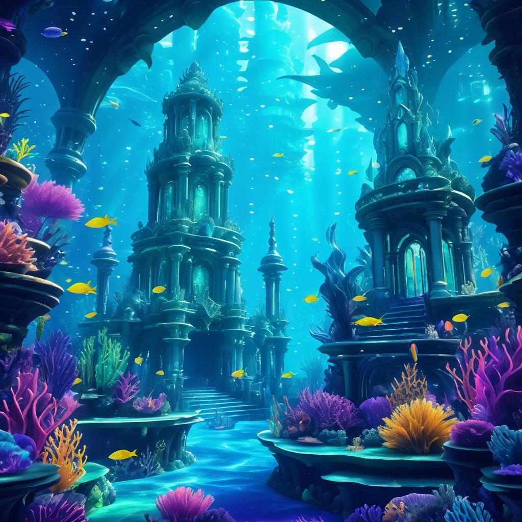 Mystical Underwater Kingdom of Merfolk