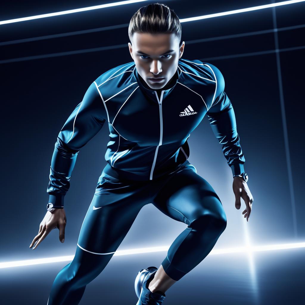 Dynamic Sportswear Campaign in Cinematic Style