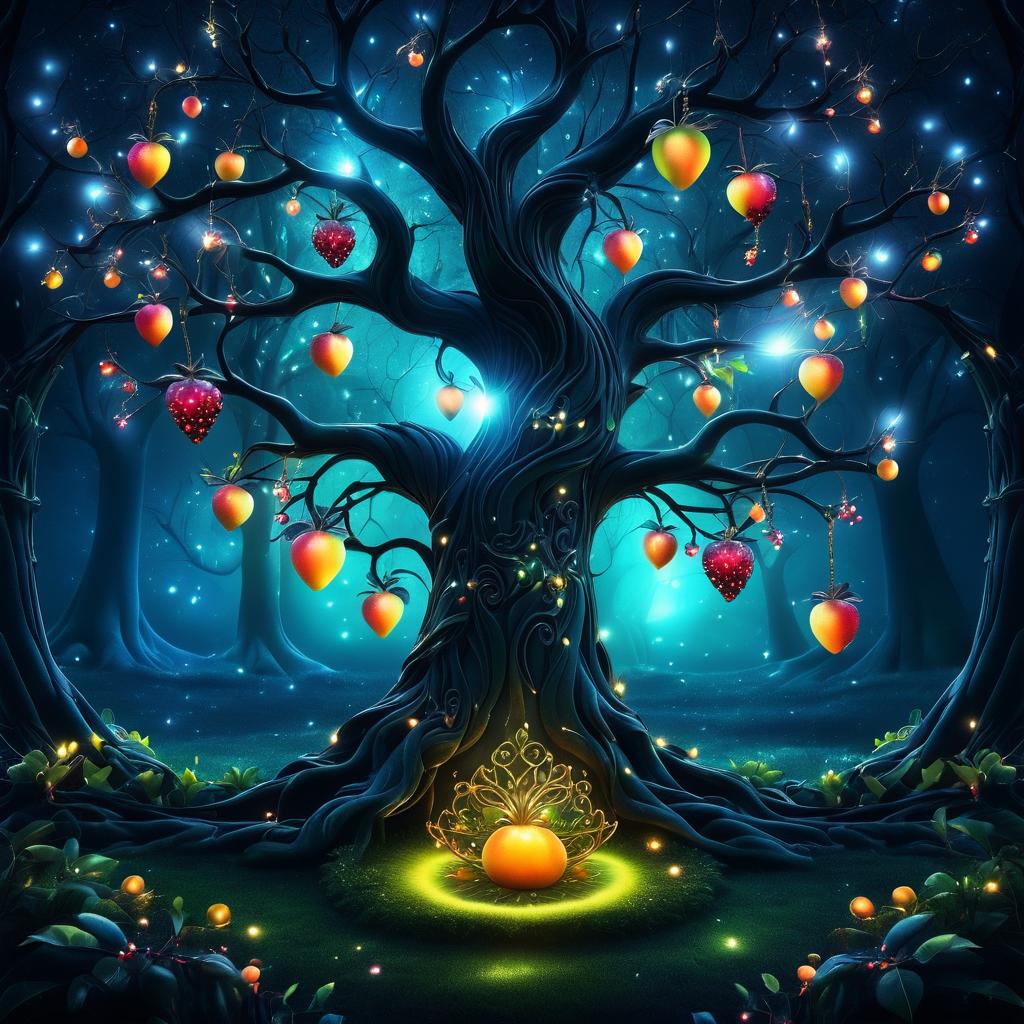 Mystical Enchanted Tree in Glade