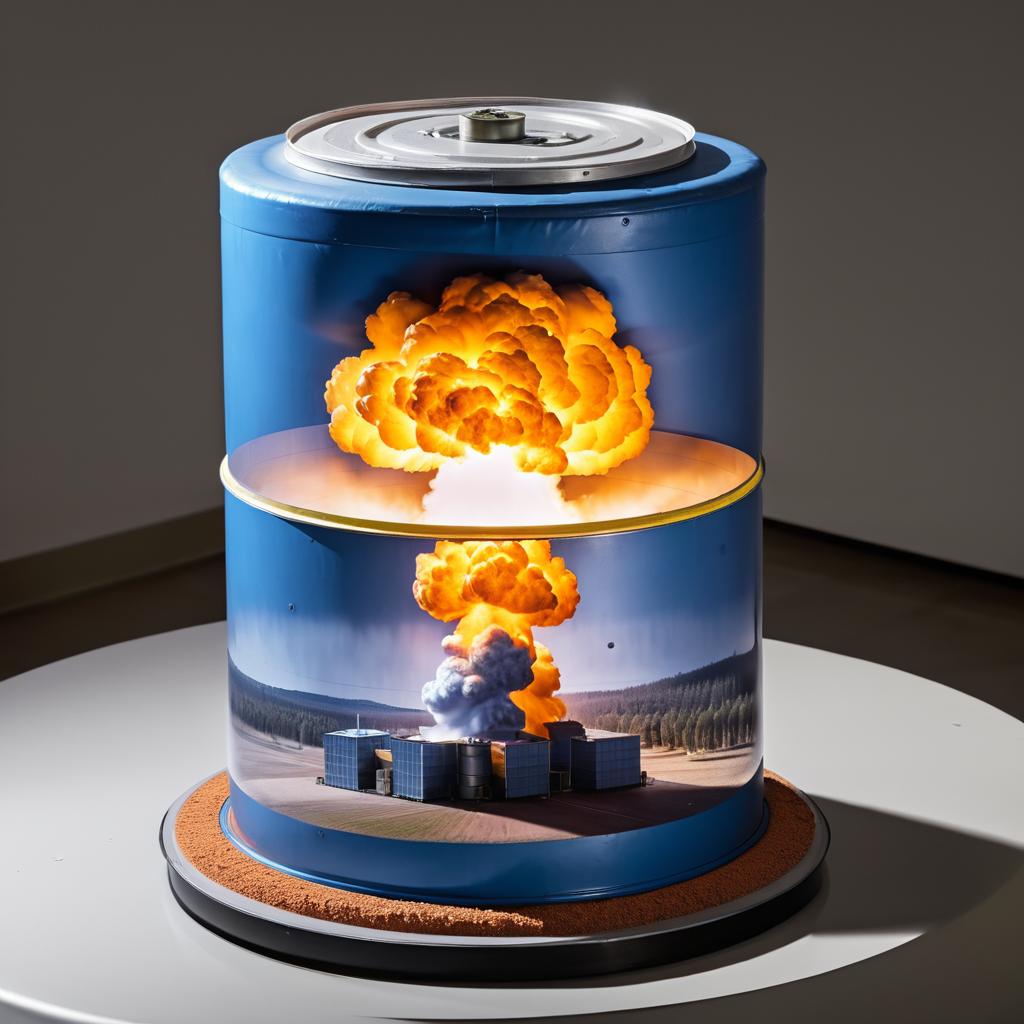 Nuclear Explosion in Sealed Canister