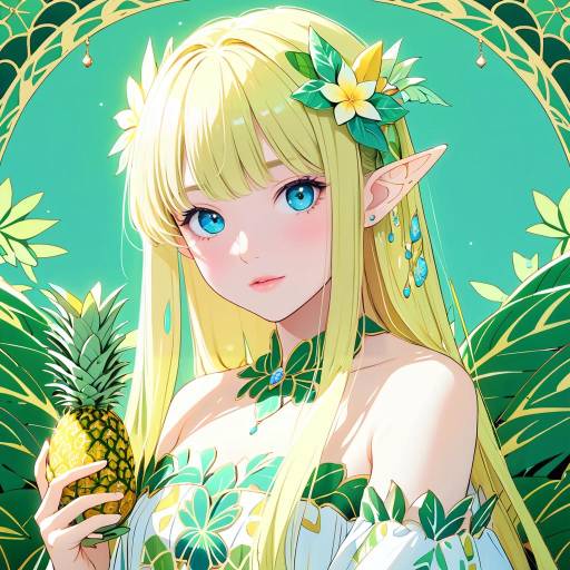 Ethereal Maiden in Sunlit Elegance Ethereal Maiden in Sunlit Elegance