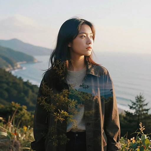 Surreal Double Exposure Portraits