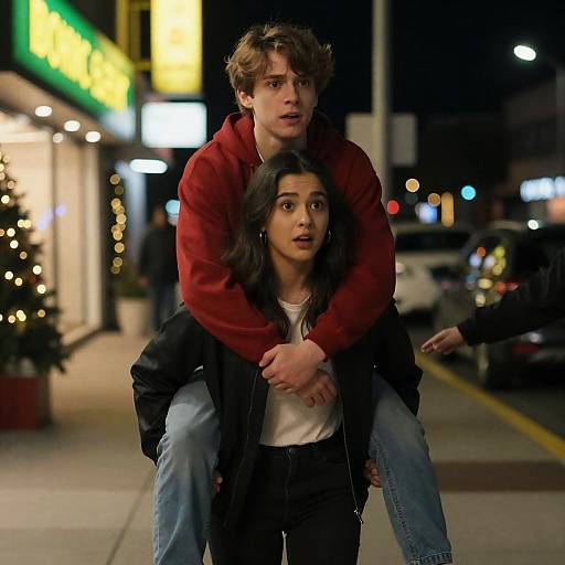 Surprising Nighttime Rescue Scene