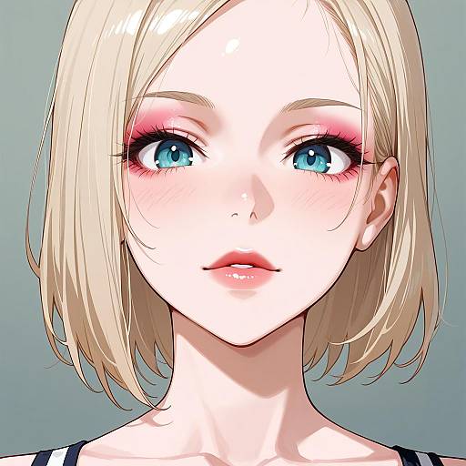 Detailed Headshot Portrait of Girl