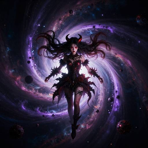 Devil Girl in Magical Chaos Night