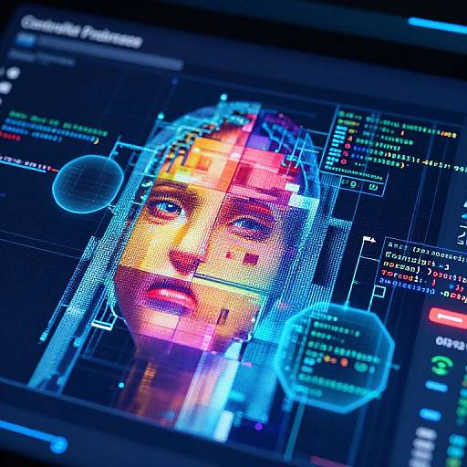 ControlNet Algorithm Digital Illustration