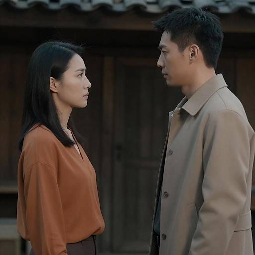 Dramatic Portrait in Rustic Setting