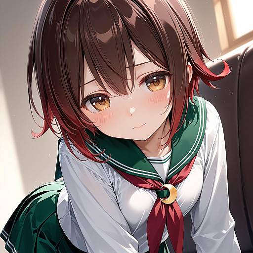 Illustration of Mutsuki kai ni (kancolle), kantai collection in the style of Karory
