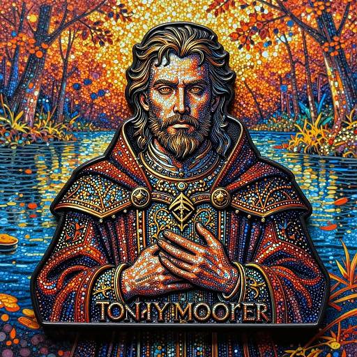 Hyper Detailed Gothic RPG Line Art