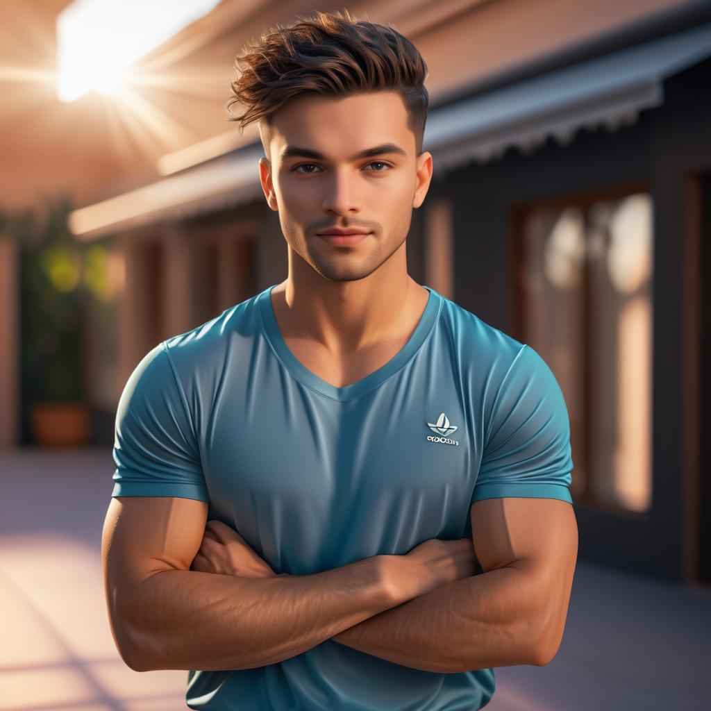 Charismatic Young Male Dancer Portrait