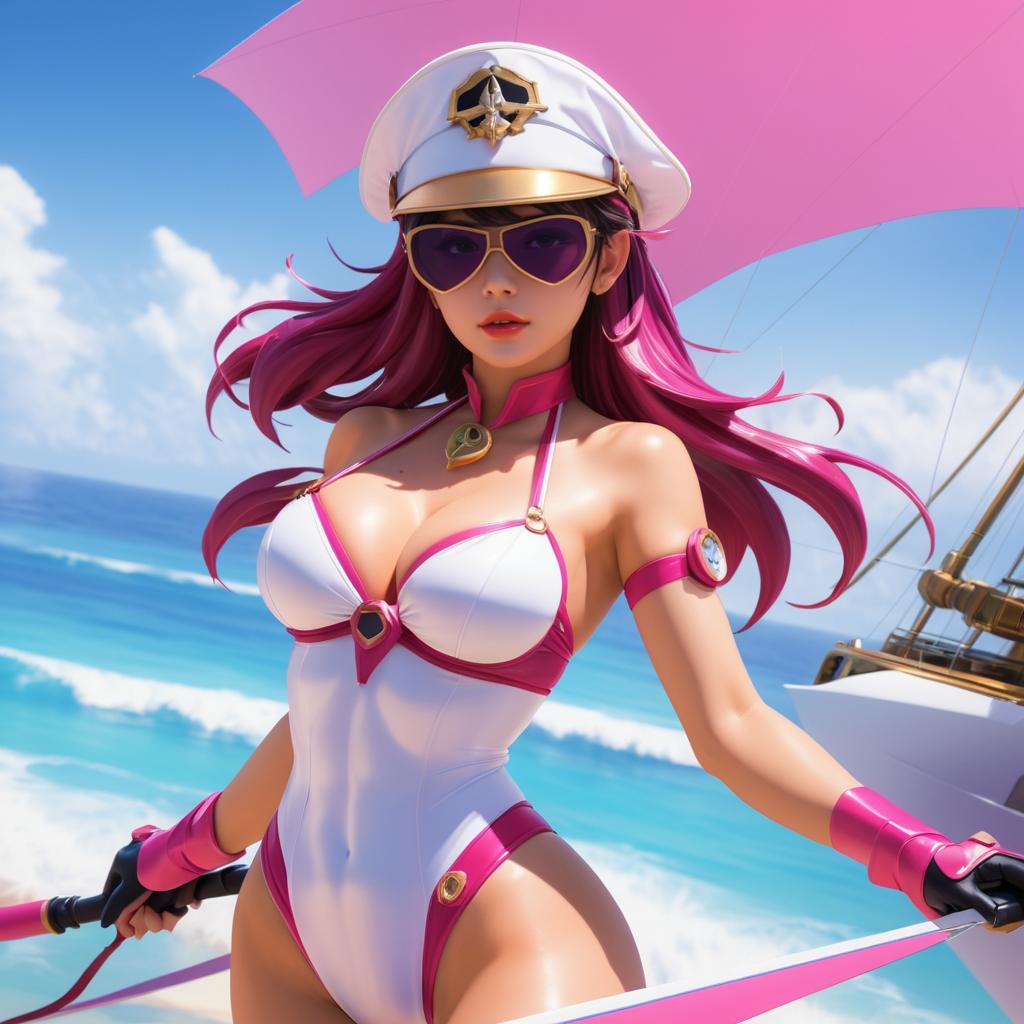 Anime Portrait of Neopolitan as Pilot