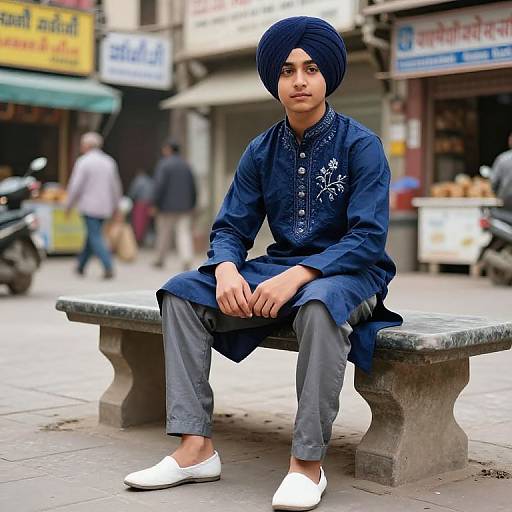 Stylish Modern Punjabi Boy Look