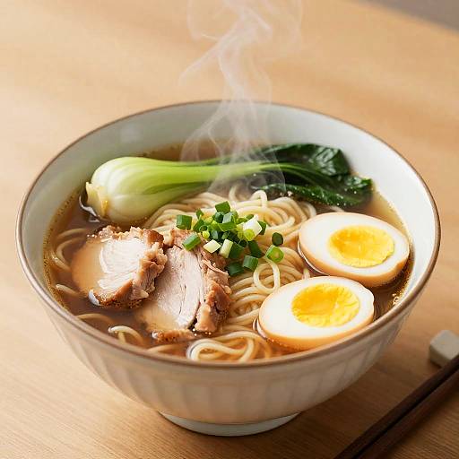 Photorealistic Ramen Bowl Still Life