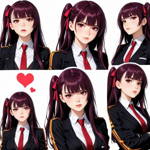 Anime Girl in Stylish Outfit Showcase
