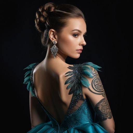 Graceful Belarusian Woman in Stunning Gown