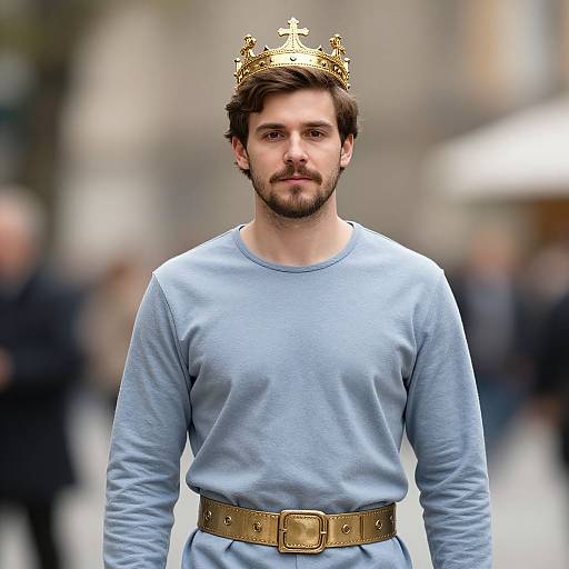 Realistic Adult Prince Costume Portrait