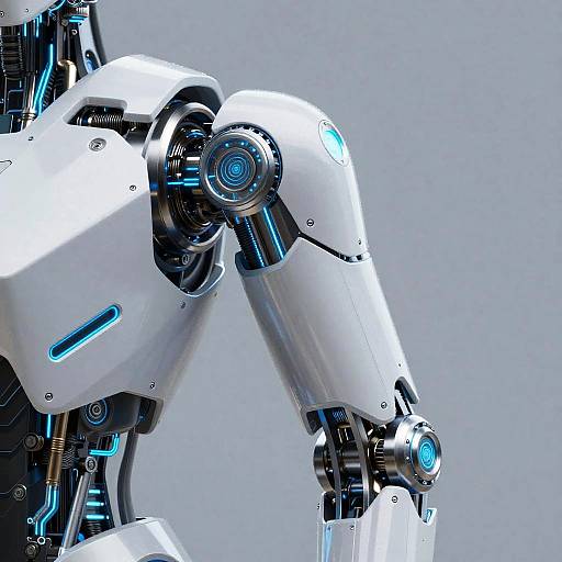 Futuristic Cybernetic Arm Close-Up