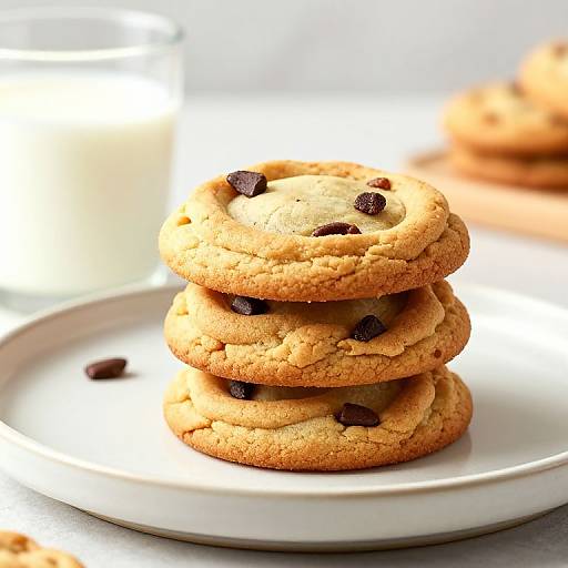 Artful Crumbl Cookies with Milk