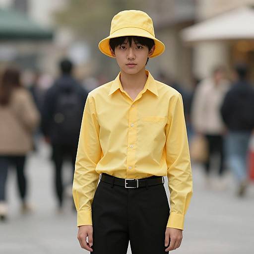 Realistic Portrait of Stylish Gold Digger