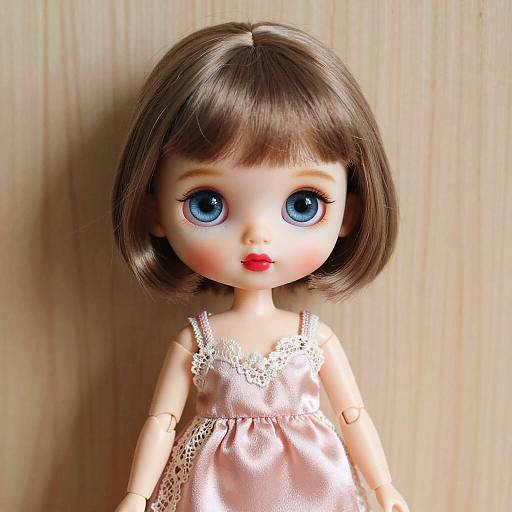 Realistic Porcelain Doll Portrait