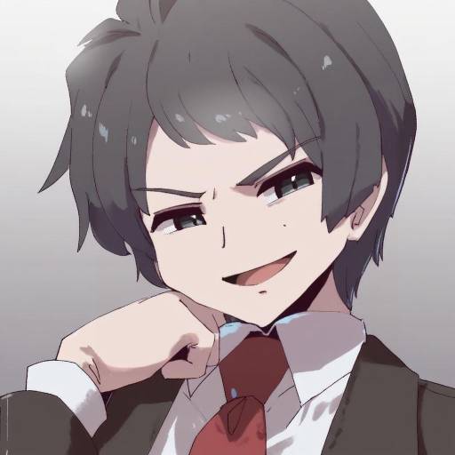 Illustration of Adachi tooru, persona in the style of Miuku (marine sapphire)