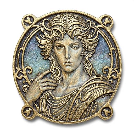 Detailed Aster Aristide Maillol Trinket Art