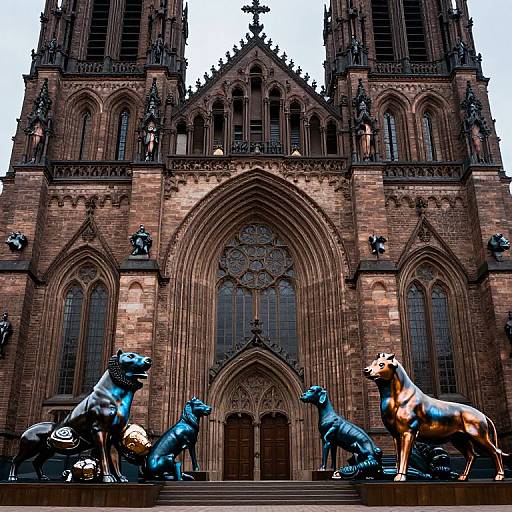 Baroque Bronze Views of St Luke