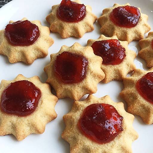 Jam-Topped Homemade Cookies