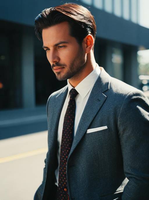 Confident Man in Professional Summer Outfit