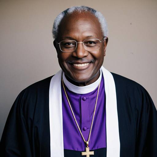 Elderly Desmond Tutu Self Cosplay