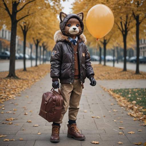 Solo Yordle Male with Balloon Outdoors