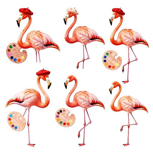 Graceful Flamingo Artists Concept