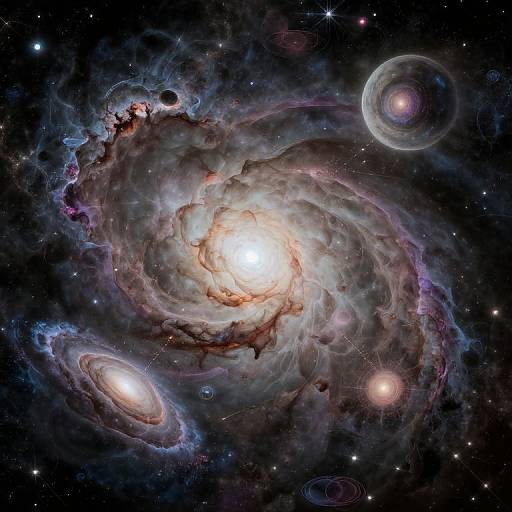 Abstract Cosmic Geometric Dance