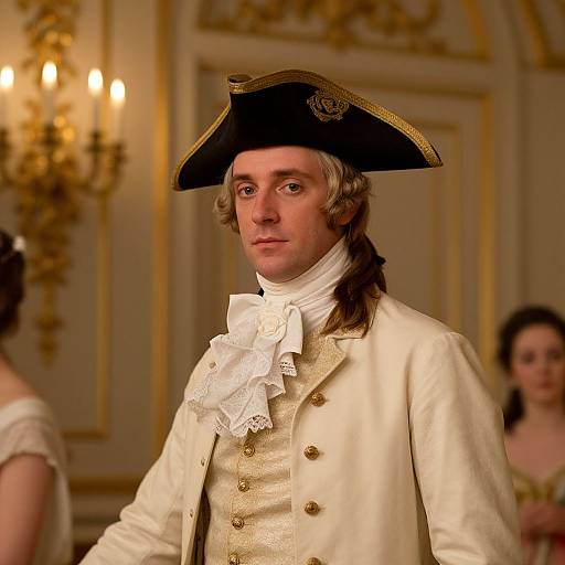 18th-Century Elegant Ballroom Scene