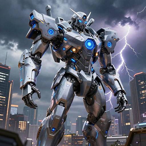 Futuristic Juggernaut Armor in Dystopia