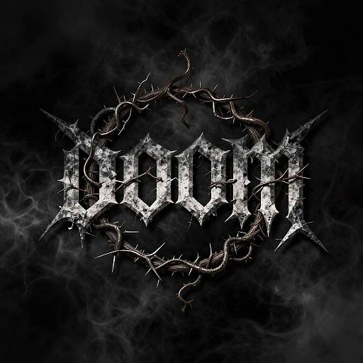 Doom Band Gothic Logo Design