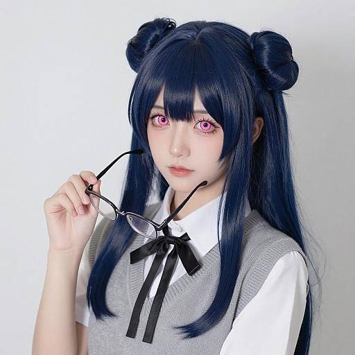 Anime-Style Cosplayer Portrait