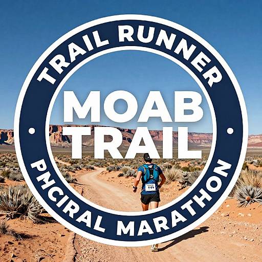Moab Trail Marathon Emblem Design