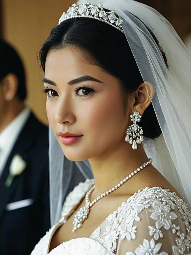 Realistic Bride in Sagai Dress