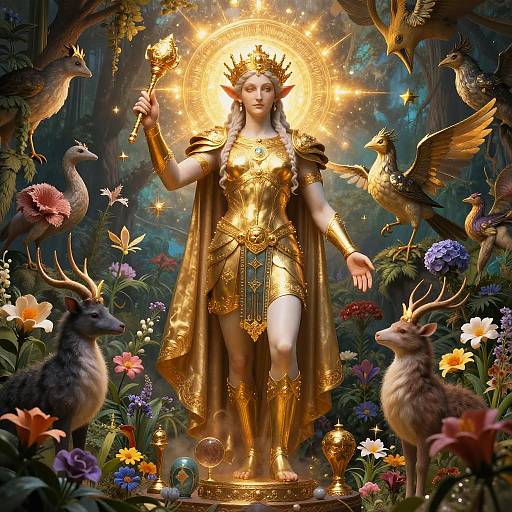 Himeros God in Celestial Garden