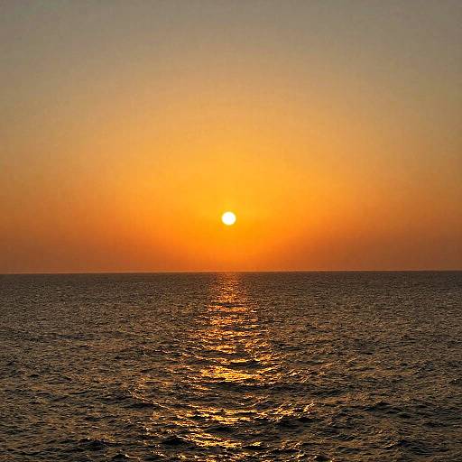 Stunning Ocean Sunset Photograph