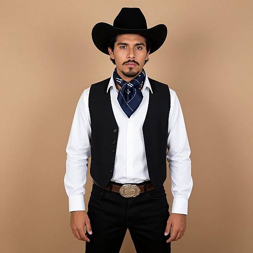 Realistic Hispanic Costume Portrait