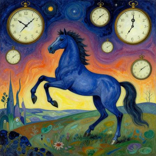 Surreal Bug's-Eye Dreamscape