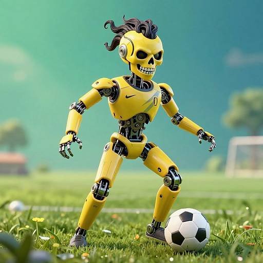 Surreal Robotic Soccer Player