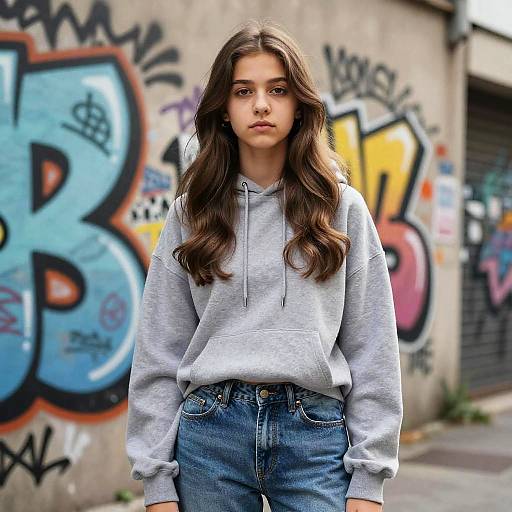 Teen Girl V-Cut Layers Hairstyle