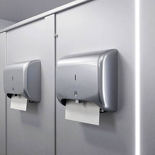 Futuristic Public Restroom Towel Dispenser