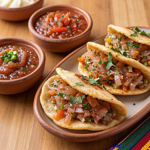 Elegant Pupusas with Spicy Curtido