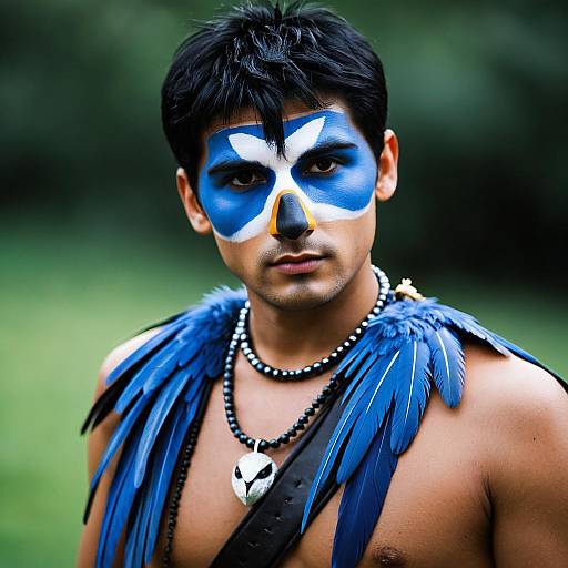 Elegant Male Zazu Costume Design